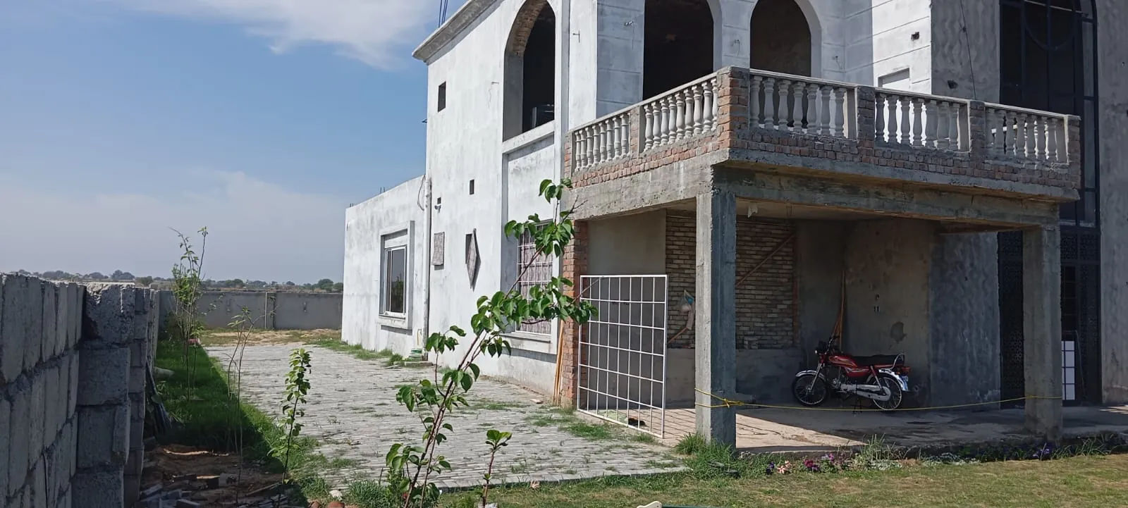 4 Kanal Farm House — on-site construction progress