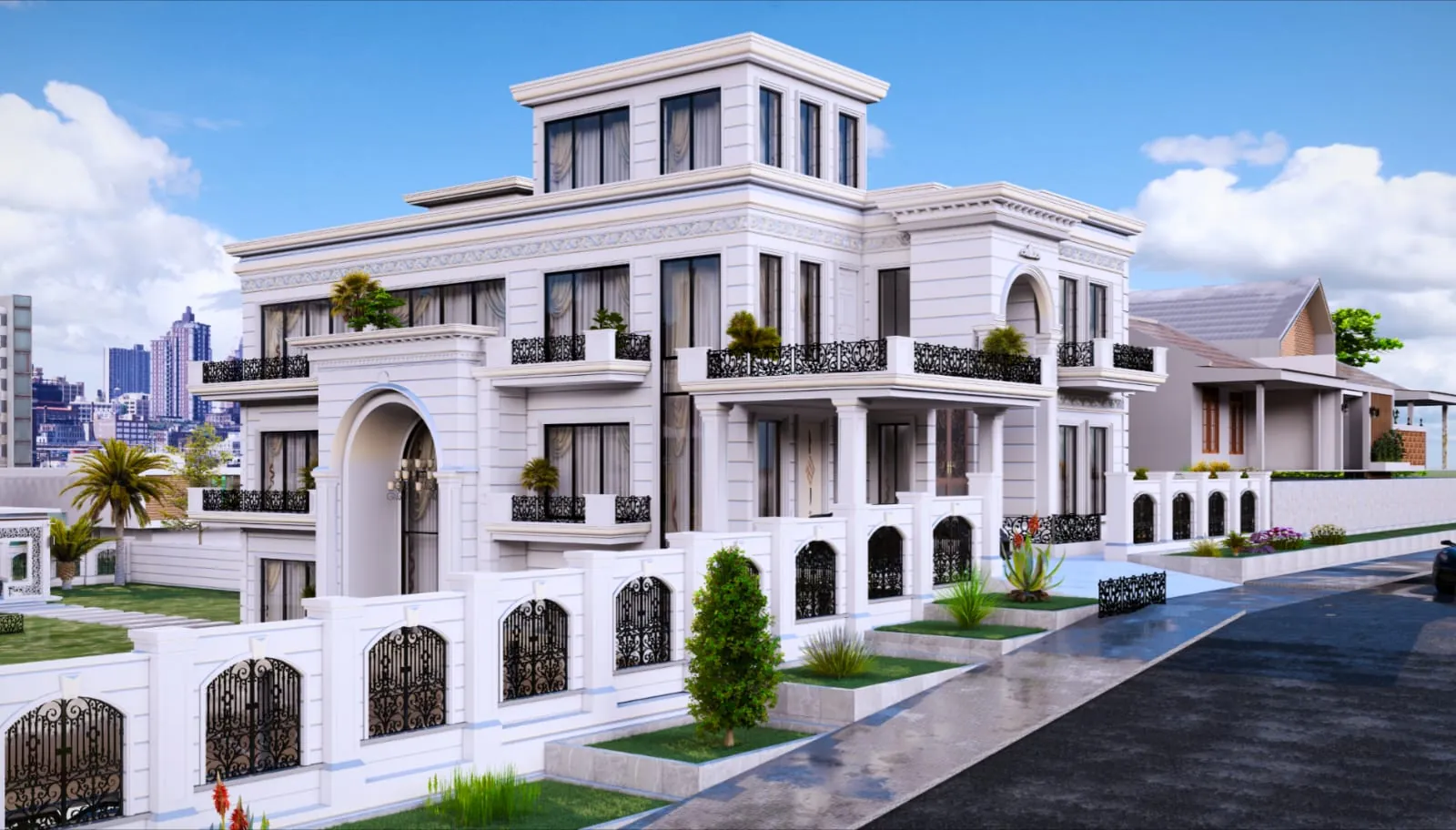 4 Kanal Farmhouse I-16 — front elevation